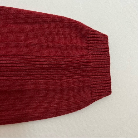 METRO CONCEPTS A Claiborne Company Men’s Burgundy Red Sweater, XL - Picture 4 of 6